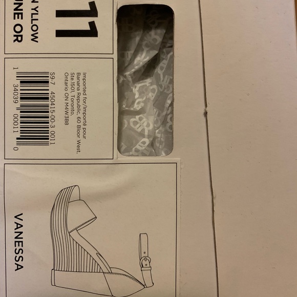 Ankle strap wedge heels 11 Banana Republic - Picture 4 of 4